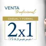 2x1 en ropa casual y formal en la Venta Tradicional de Roberts