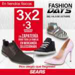 Venta Sears Fashion Days: 3x2 en jeans, zapatos, tenis, sacos, pantalones, camisas, vestidos y más