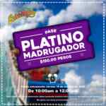 Promoción Selva Mágica Platino Madrugador: Pase platino a sólo $150 sólo hoy de 10:00 a 12:00