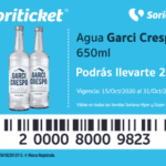 2x1 en aguas minerales en Soriana con cupón Soriticket