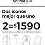Promo Springfield de 2 prendas por $1,390