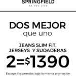 Promo Springfield de 2 prendas por $1,390