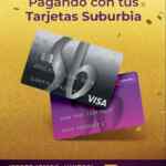 Promoción Suburbia 50 Aniversario: 10% en monedero electrónico en ropa y calzado pagando con tarjeta Suburbia