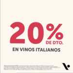 Mes de los vinos italianos Vinoteca: 20% de descuento en vinos italianos participantes