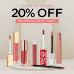 En Bellísima 20% de descuento en maquillaje de labios este fin de semana
