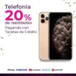 Promoción Suburbia telefonía: 20% de reembolso pagando con tarjetas de crédito este fin de semana