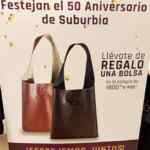 Promoción Suburbia 50 Aniversario: bolsa GRATIS en compras de $800 o más