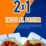 2x1 en tacos al pastor los lunes en el Tizoncito (en restaurante y para llevar)