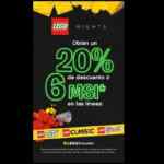 Venta Nocturna LEGO Store: 20% de descuento ó 6 msi en líneas participantes