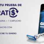 Promoción Gillette Prueba Mach 3: Compra máquina + cartucho Mach 3 y recibe la devolución de tu dinero en pruebamach3.com