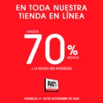 LOB El Buen Fin 2020: Hasta 70% de descuento en toda la tienda