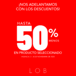 LOB Pre Buen Fin 2020: Hasta 50% de descuento