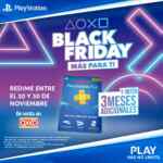 Compra una membresía anual PlayStation Plus en Oxxo y recibe 3 meses gratis adicionales por Black Friday