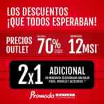 Ofertas Promoda Outlet Pre Buen Fin 2020: Hasta 70% de descuento + 2x1 adicional