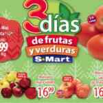 Ofertas S-Mart 3 días de frutas y verduras del 3 al 5 de noviembre