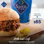 Promociones Sams Club y Sams Café del 17 de noviembre al 16 de diciembre