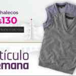 Suburbia Artículo de la Semana 2 al 8 de noviembre: chaleco para hombre a $130