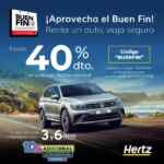 Hertz Buen Fin 2020: Hasta 40% de descuento