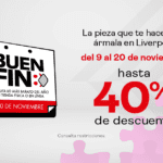 Liverpool El Buen Fin 2020: hasta 40% de descuento en toda la tienda