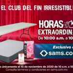 Sams Club Horas Extraordinarias Fin Irresistible 10 de noviembre 2020