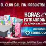 Sams Club Horas Extraordinarias Fin Irresistible 12 de noviembre 2020