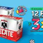Cupón 3x2 en Tecate 12 pack en tiendas 7-Eleven
