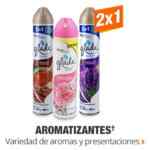 2x1 en aromatizantes Glade en tiendas Home Depot