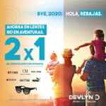 Rebajas Devlyn: 2x1 en lentes de sol de marcas seleccionadas