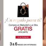 Promoción Fiorentina: Compra un babydoll o un bra y recibe de regalo una panty