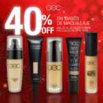 40% de descuento en bases de maquillaje en GOC Make Up