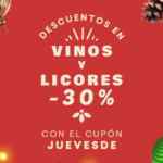 Código Jüsto de 30% de descuento en vinos y licores este 3 de diciembre