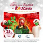 Promo de Navidad Kidzania: 25% de descuento si donas un juguete