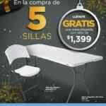 En OfficeMax mesa Gratis en la compra de 5 sillas