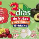 Ofertas S-Mart 3 días de frutas y verduras del 29 al 31 de diciembre