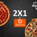 Sbarro 2x1 en pizzas en pedidos por DiDi Food
