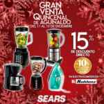 Sears Venta Quincenal de Aguinaldo: hasta 50% de descuento o 20% + 18 msi