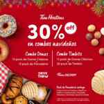 Promoción de Navidad Tim Hortons: 30% de descuento en combos navideños
