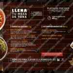 Toks Menú Cenas Navideñas 2020 para llevar o servicio a domicilio