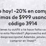 Código H&M de 20% de descuento adicional en compras de $999