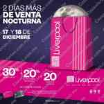 Venta Nocturna Liverpool extendida 2 días más 17 y 18 de diciembre 2020