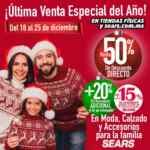 Sears Última Venta Especial del Año del 18 al 23 de diciembre 2020