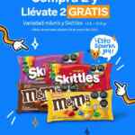 Promo 7-Eleven Blue Monday: 4x2 en chocolates M&Ms y dulces Skittles
