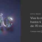 Promo Apple Music Mastercard: 4 meses Gratis de servicio
