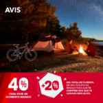 Promoción Avis 2021: 40% de descuento + 20% de reembolso en tarjeta de Amazon