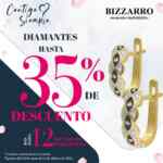 Ofertas de San Valentín Joyerías Bizzarro de hasta 35% de descuento + 12 msi