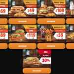 Cuponera Digital Burger King al 24 de enero 2021