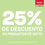 25% de descuento en productos de dieta en GNC