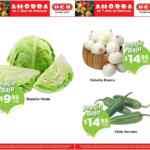 Ofertas HEB Frutas y Verduras del 26 de enero al 1 de febrero