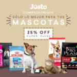 Código Jüsto de 25% de descuento en pescados, mariscos y mascotas