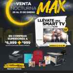 Venta Nocturna Office Max Enero 2021: Smart TV a $999 al comprar $6,999